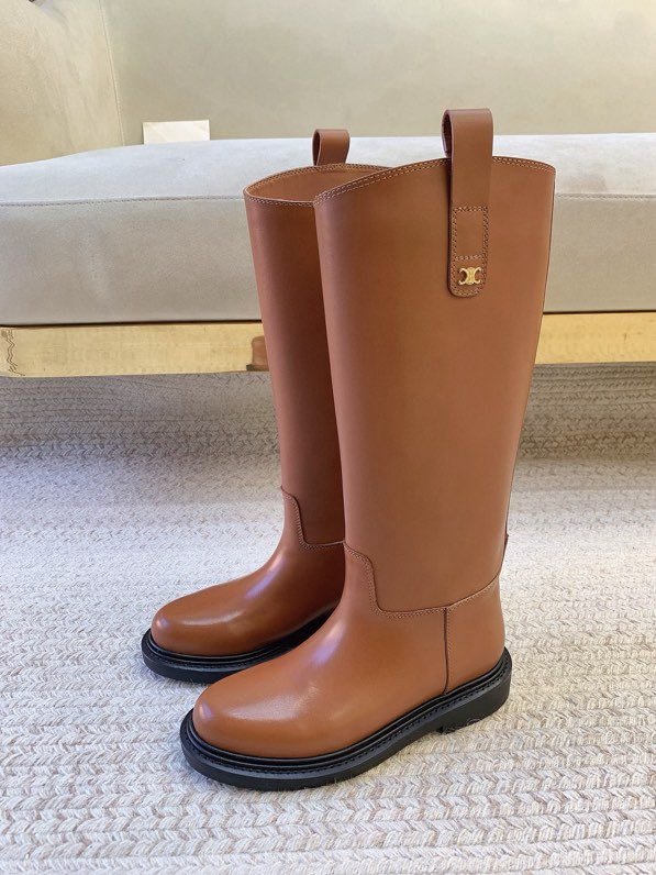 Сапоги кожаные женские