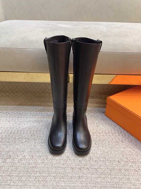 Сапоги кожаные женские