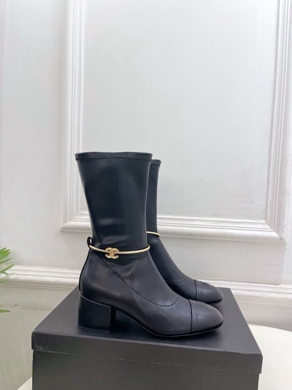 Сапоги кожаные женские