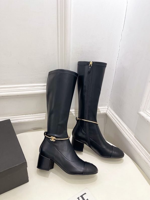 Сапоги кожаные женские