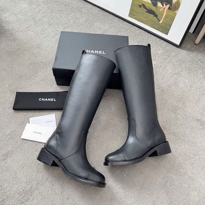 Сапоги кожаные женские