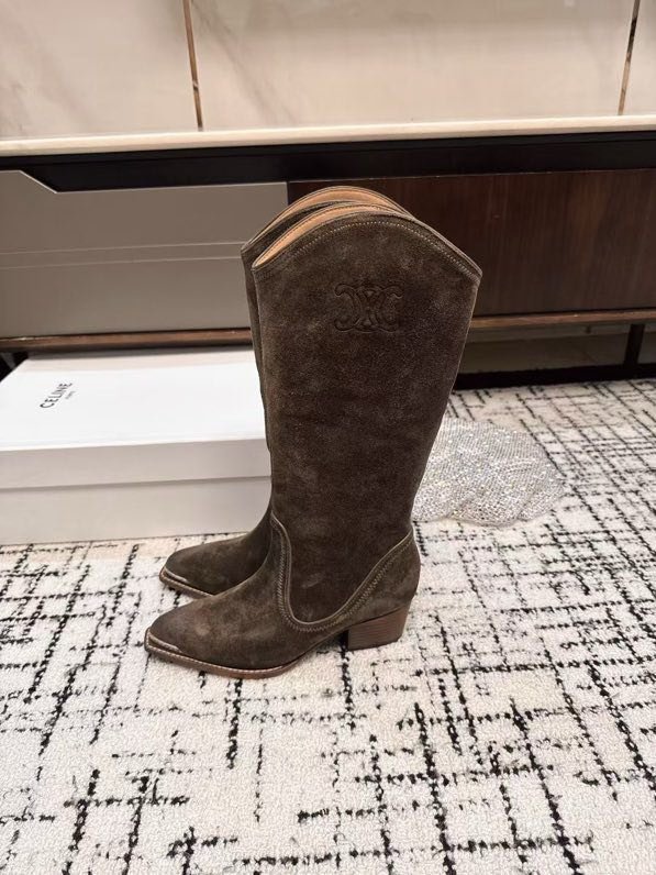 Сапоги кожаные женские фото 2