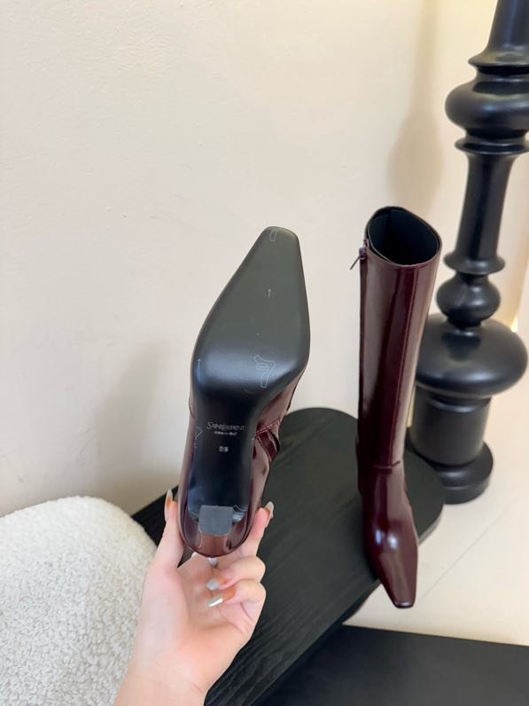 Boots leather women's фото 2