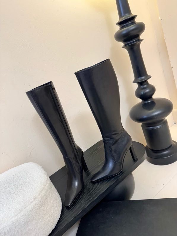 Boots leather women's фото 2