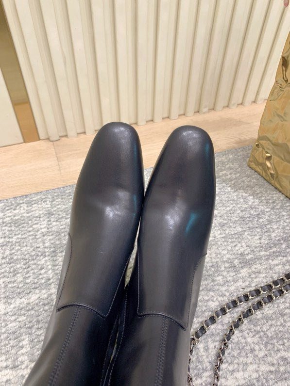 Сапоги кожаные женские фото 2