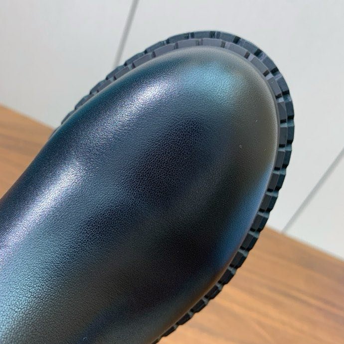 Сапоги кожаные женские фото 2