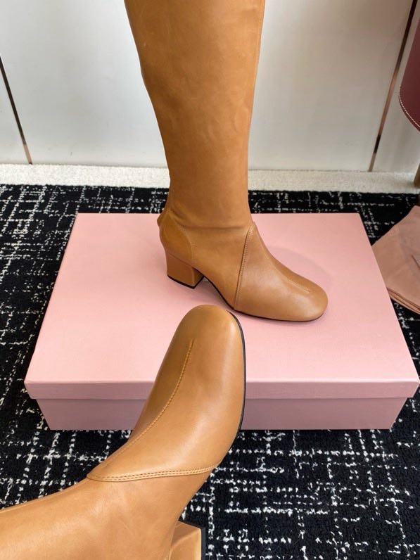 Сапоги кожаные женские фото 2