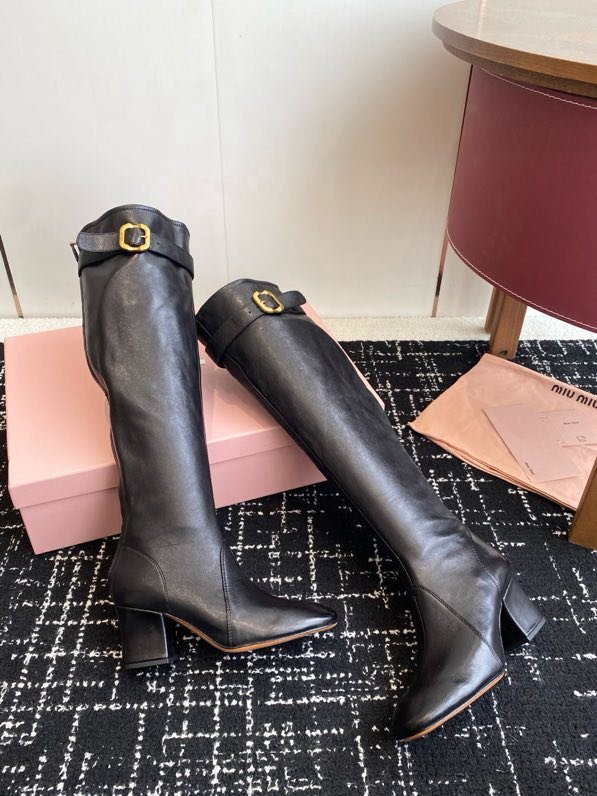 Сапоги кожаные женские фото 2