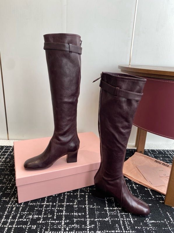 Сапоги кожаные женские фото 2