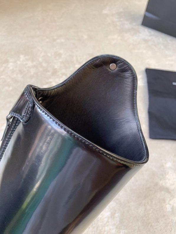 Сапоги кожаные женские фото 2