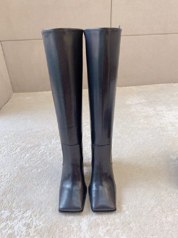 Сапоги кожаные женские фото 2