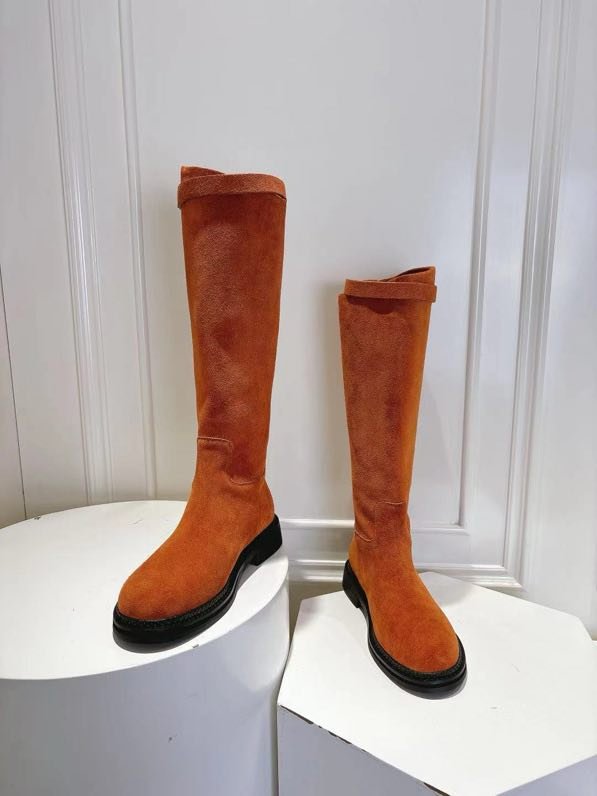 Boots leather women's фото 2