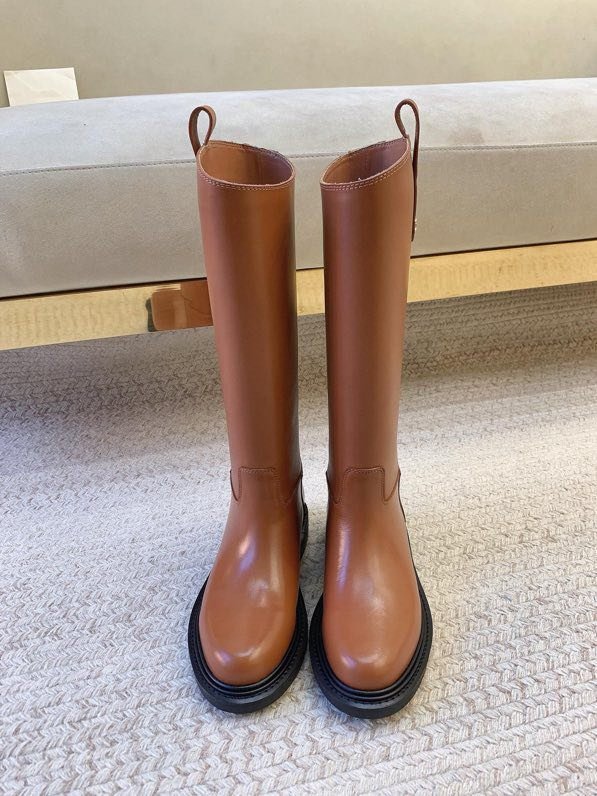 Сапоги кожаные женские фото 2