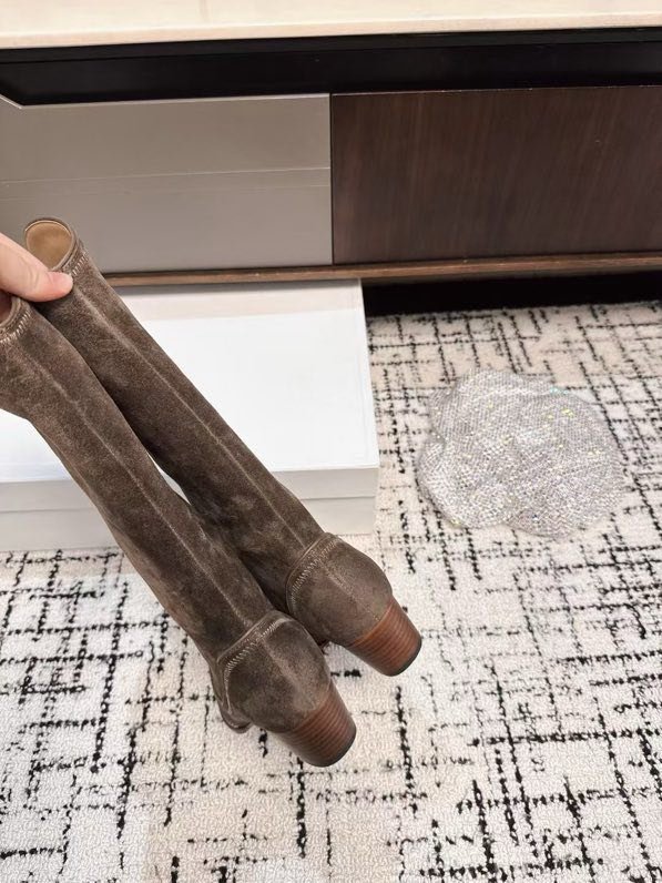 Сапоги кожаные женские фото 3