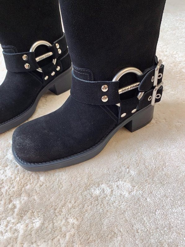 Boots leather women's фото 3