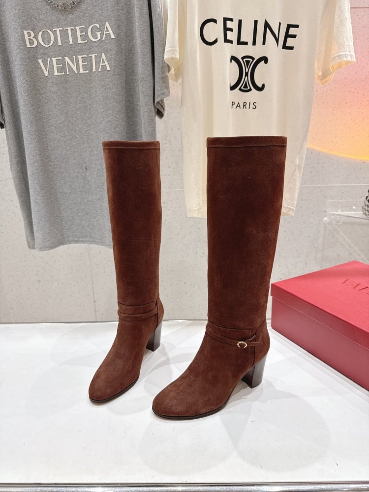 Сапоги кожаные женские фото 3