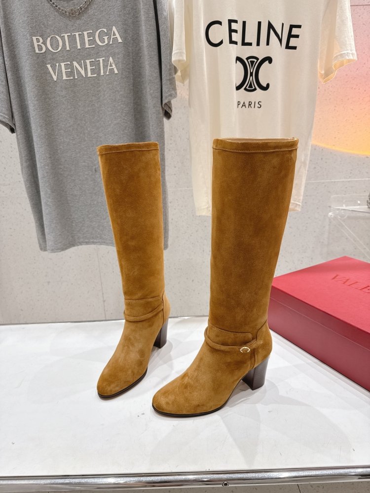 Сапоги кожаные женские фото 3