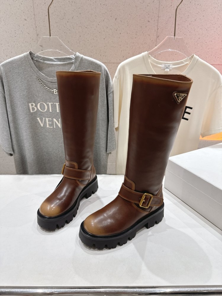 Сапоги кожаные женские фото 3