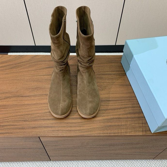 Сапоги кожаные женские фото 3