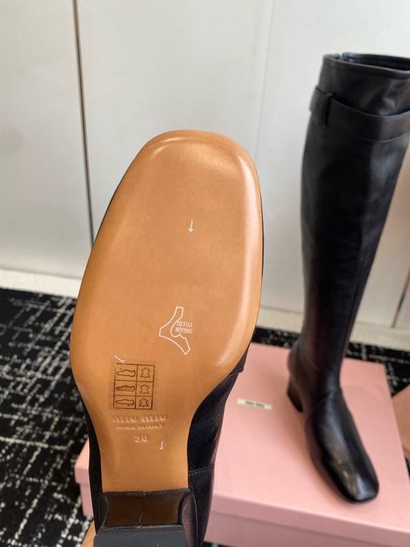 Сапоги кожаные женские фото 3