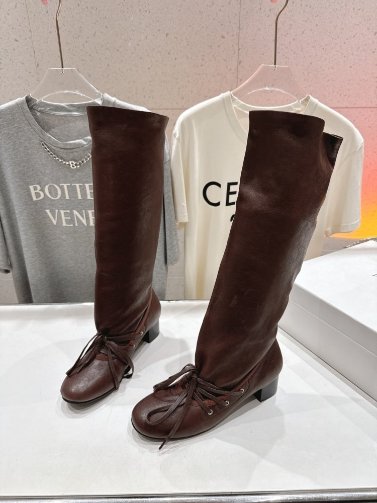 Сапоги кожаные женские фото 3