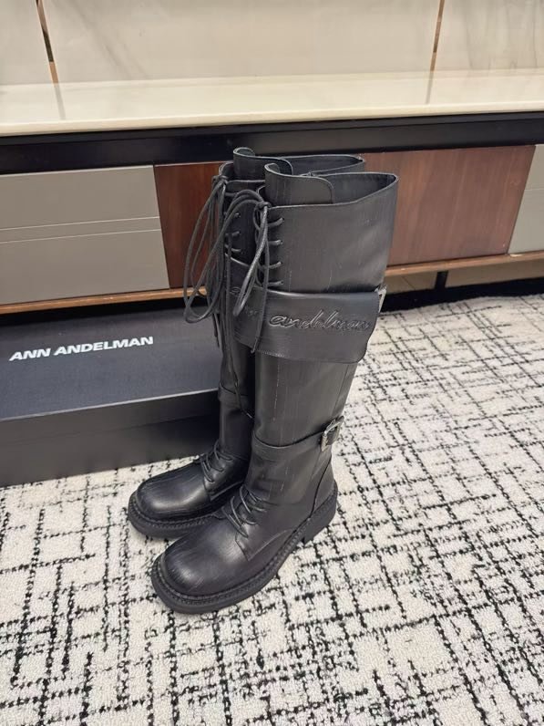 Boots leather women's фото 3