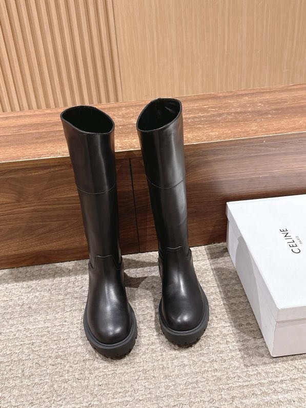 Сапоги кожаные женские фото 3