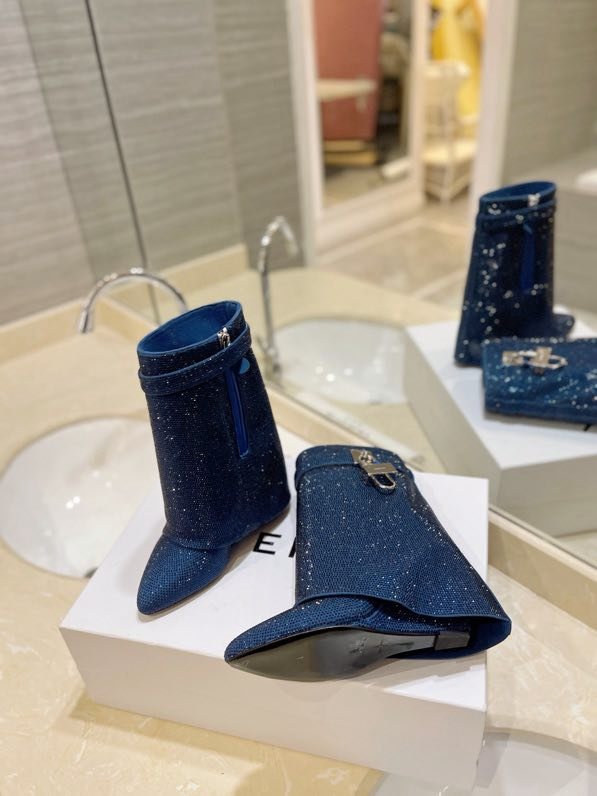 Сапоги кожаные женские фото 3