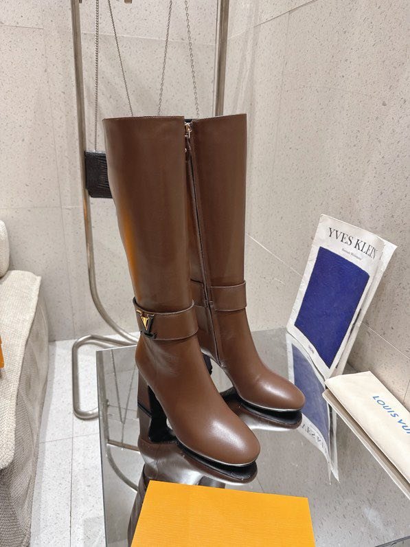 Сапоги кожаные женские фото 3