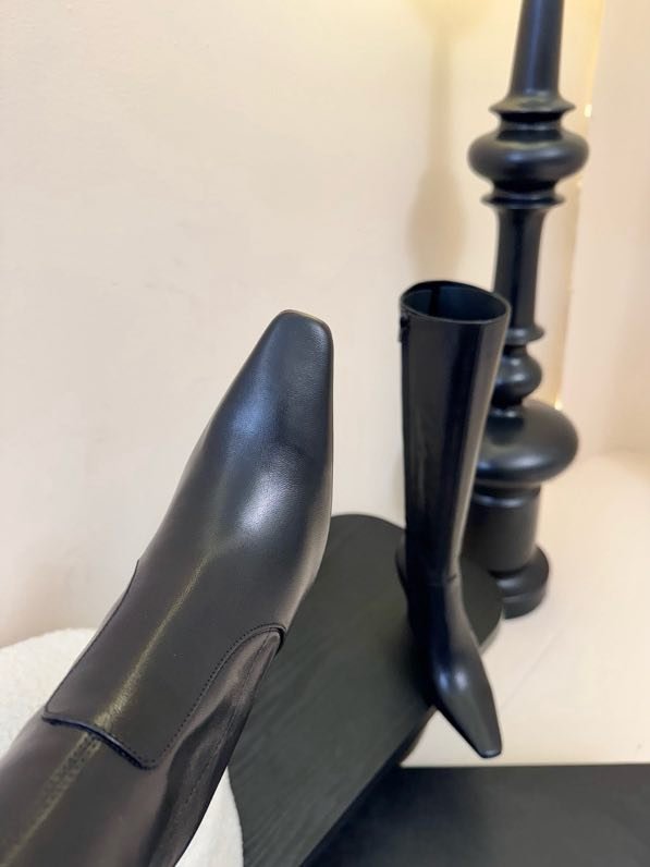 Boots leather women's фото 4