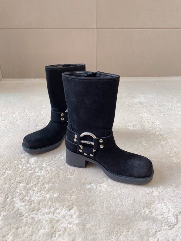 Boots leather women's фото 4