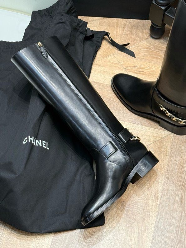 Сапоги кожаные женские фото 4