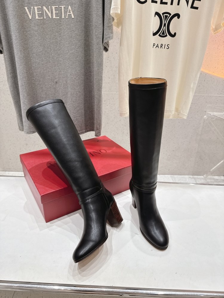 Сапоги кожаные женские фото 4