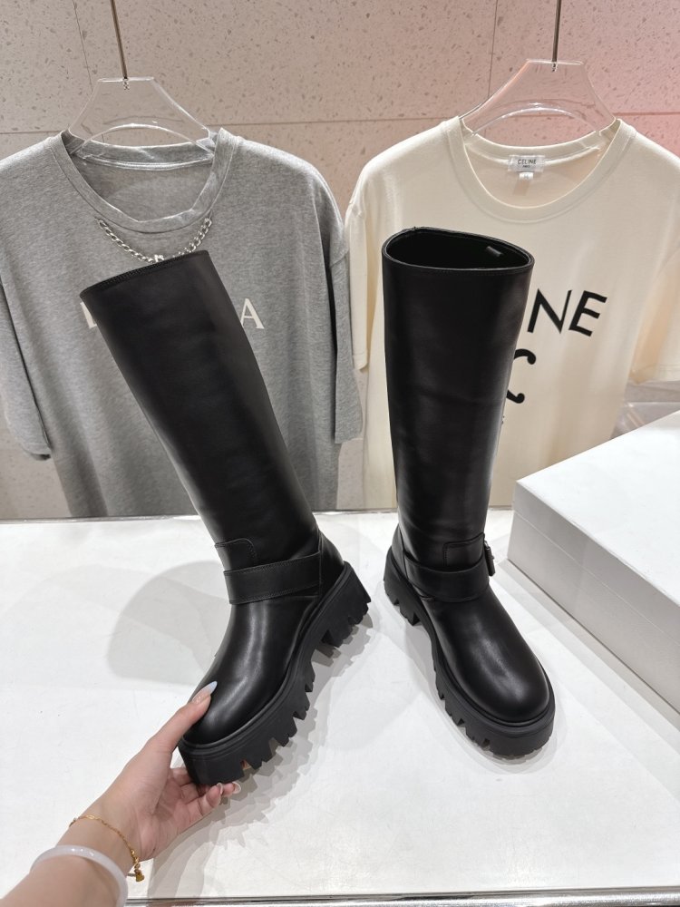 Сапоги кожаные женские фото 4