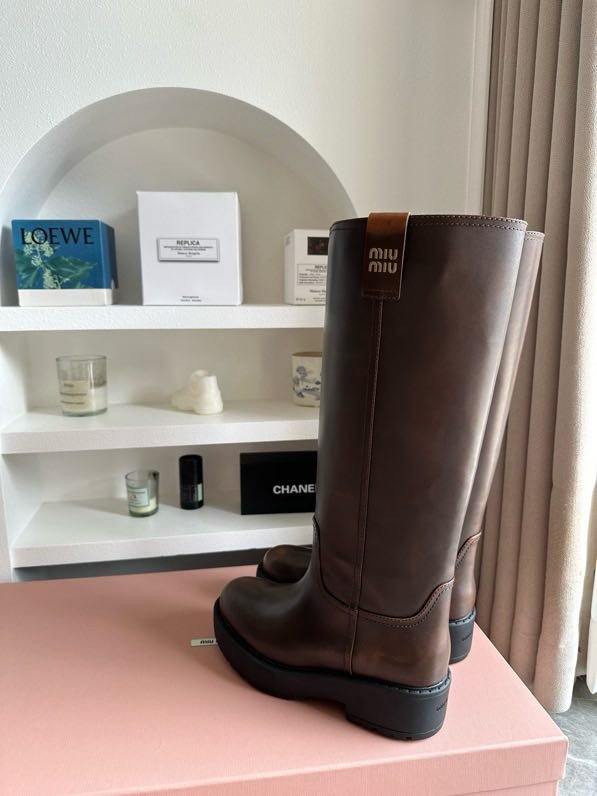 Сапоги кожаные женские фото 4