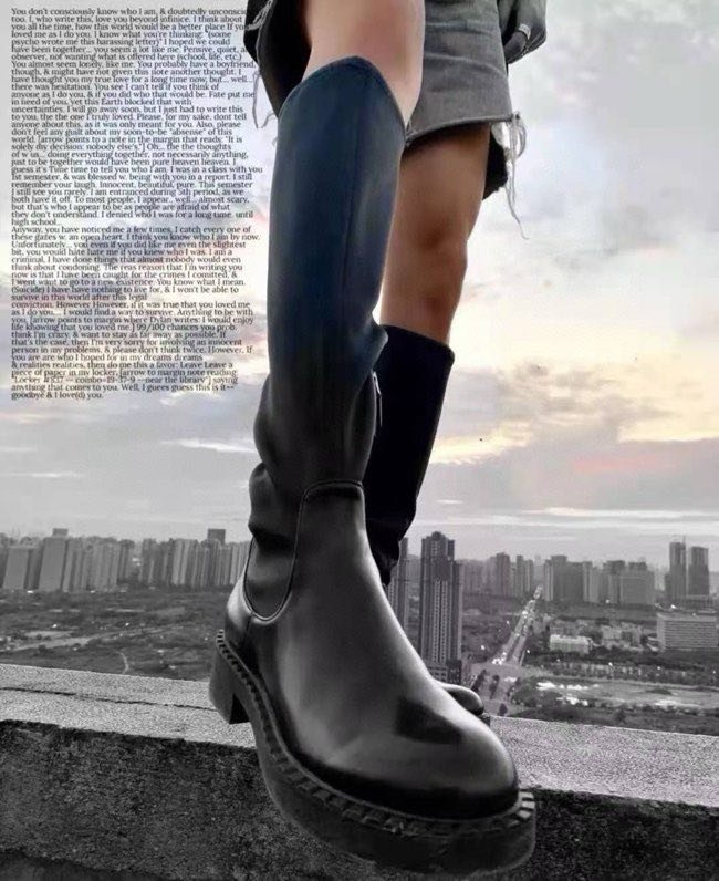 Boots leather women's фото 4