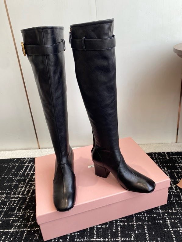 Сапоги кожаные женские фото 4