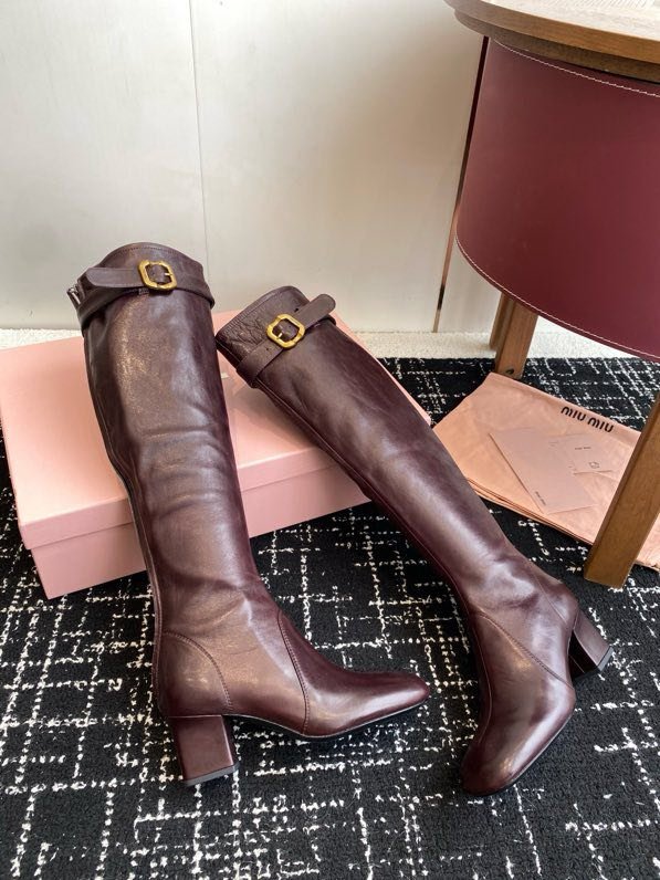 Сапоги кожаные женские фото 4