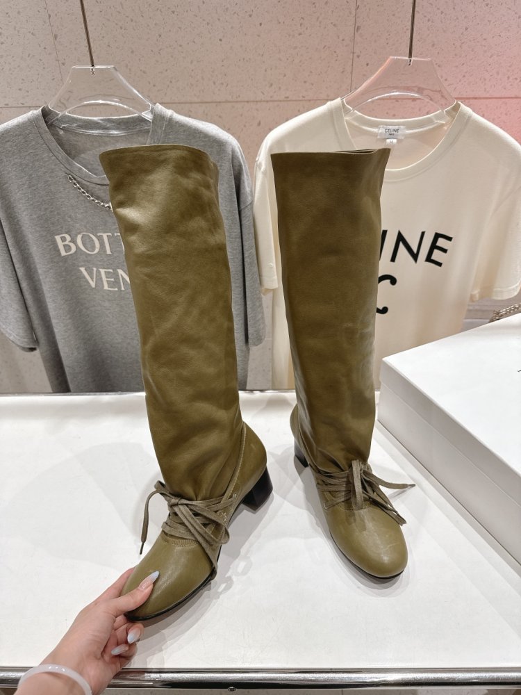 Сапоги кожаные женские фото 4