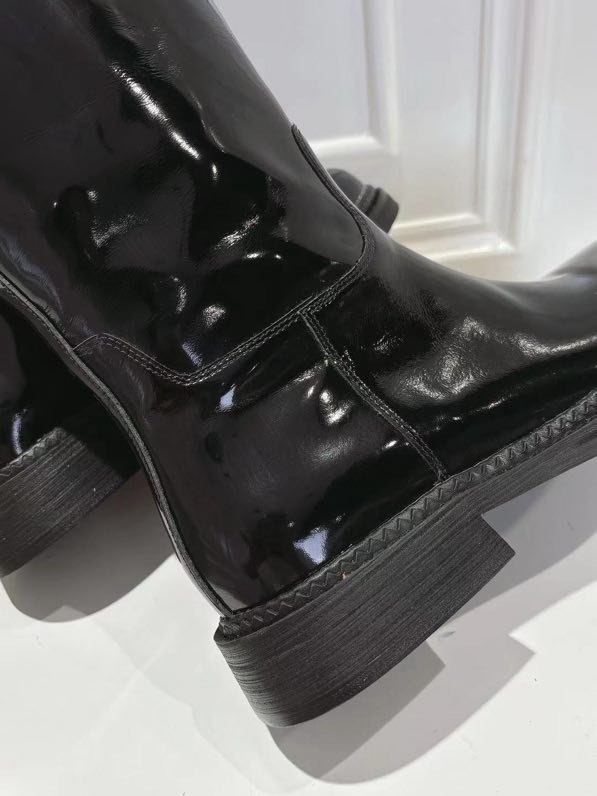 Boots leather women's фото 4