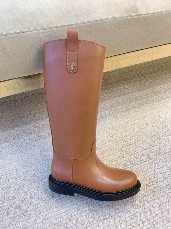 Сапоги кожаные женские фото 4