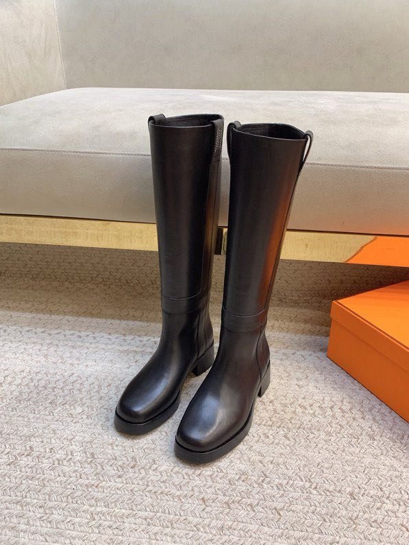 Сапоги кожаные женские фото 4