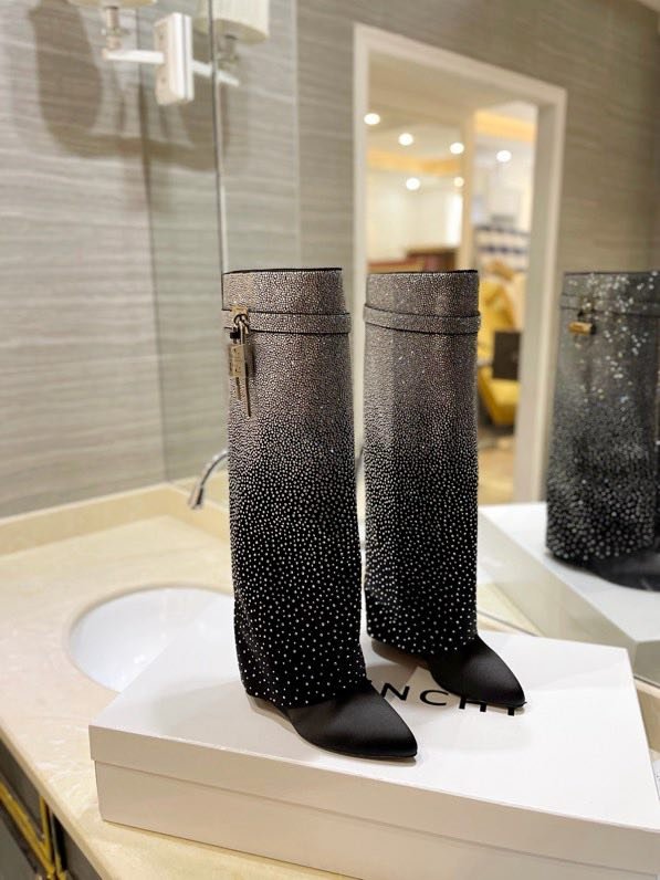 Сапоги кожаные женские фото 4