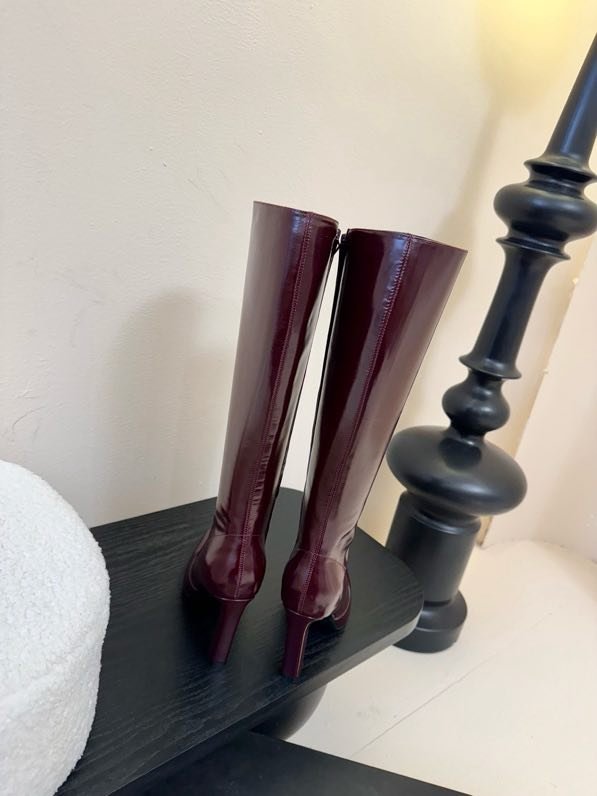 Boots leather women's фото 5