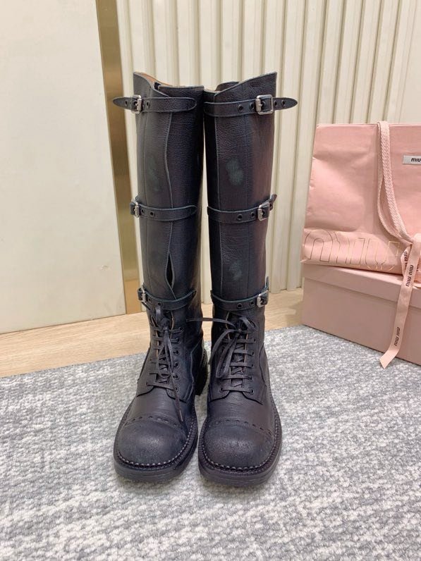 Boots leather women's фото 5