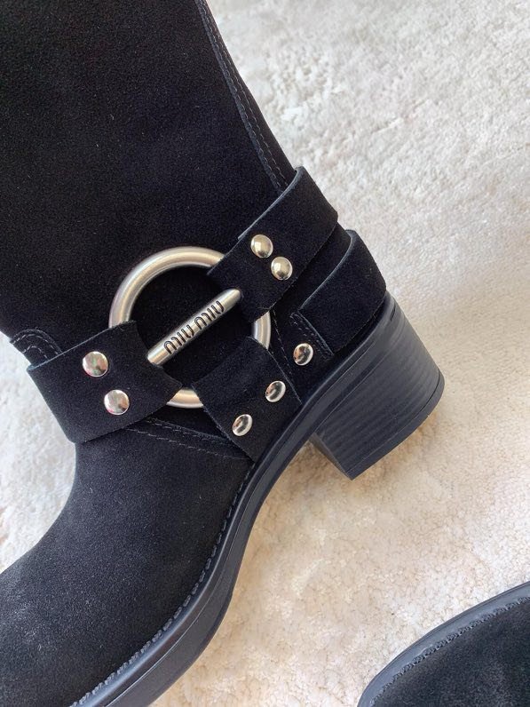 Boots leather women's фото 5