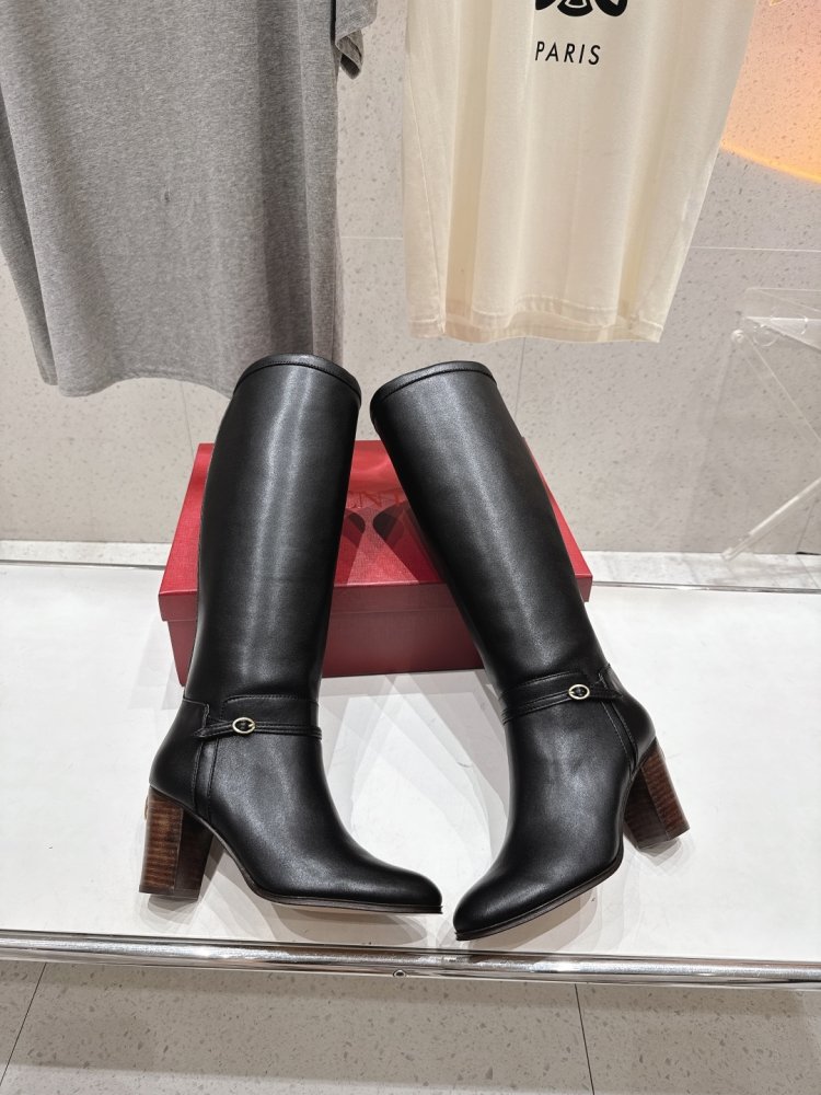 Сапоги кожаные женские фото 5