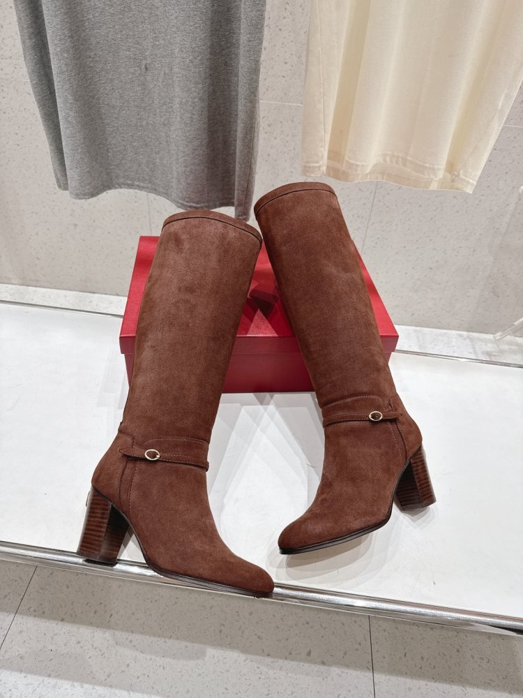 Сапоги кожаные женские фото 5