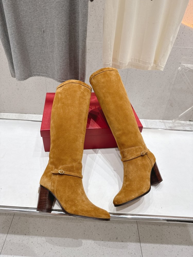 Сапоги кожаные женские фото 5