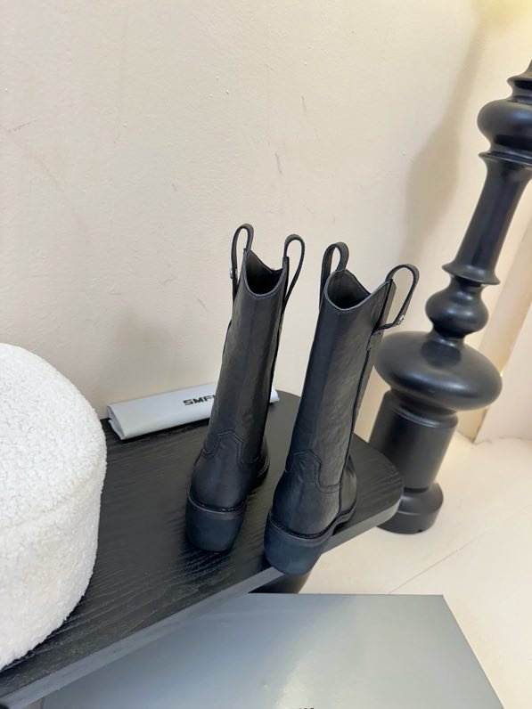 Boots leather women's фото 5